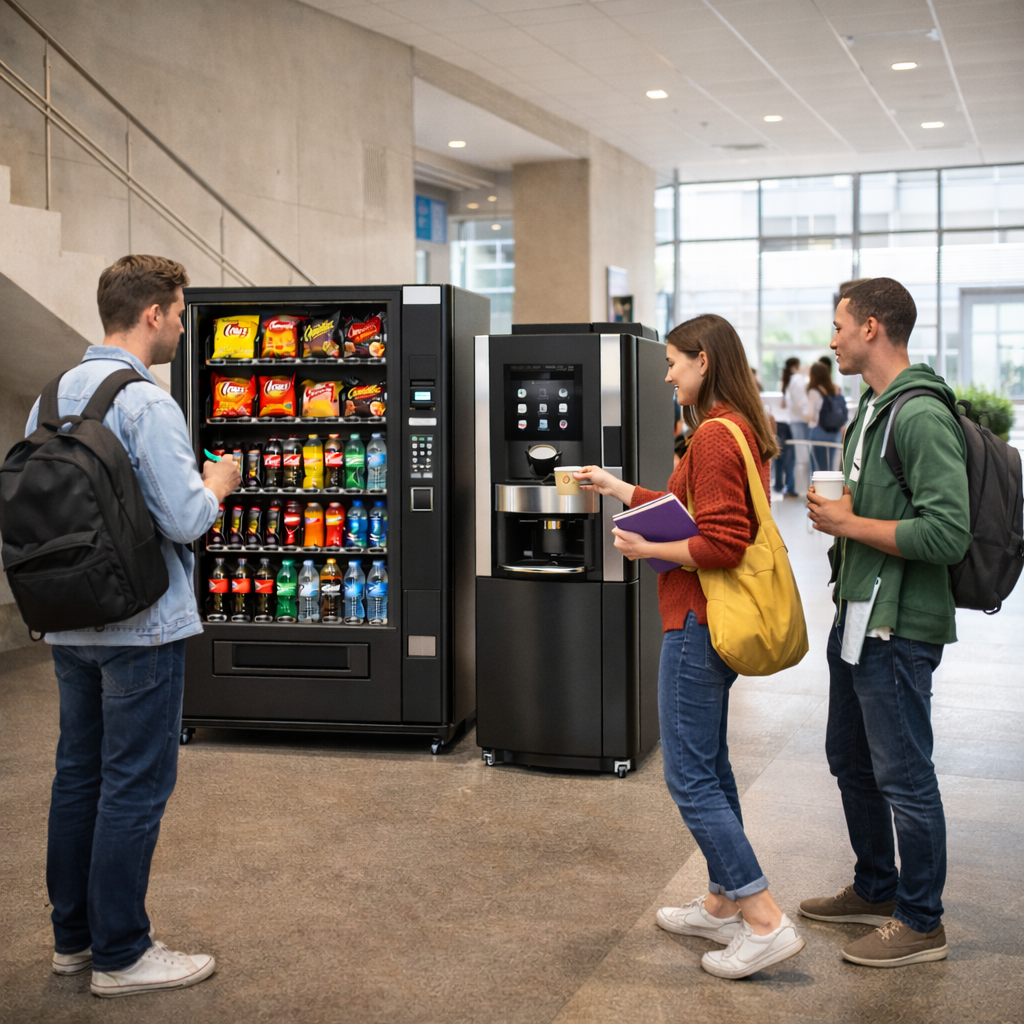 vending cafea si snack